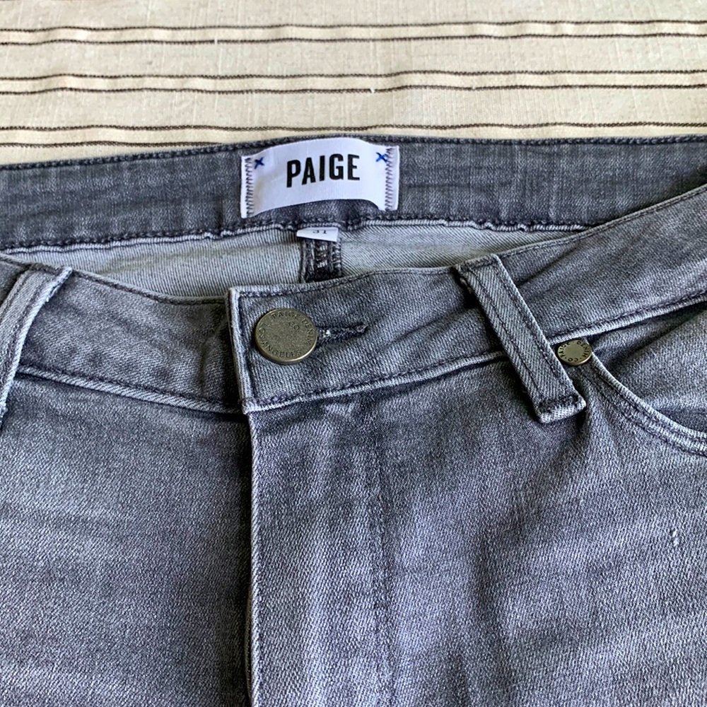 Paige Gray Lightweight Jeans
